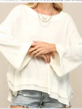 Kye Mi sweater loose fit, light mauve/natural (NOT the color in stock photo)